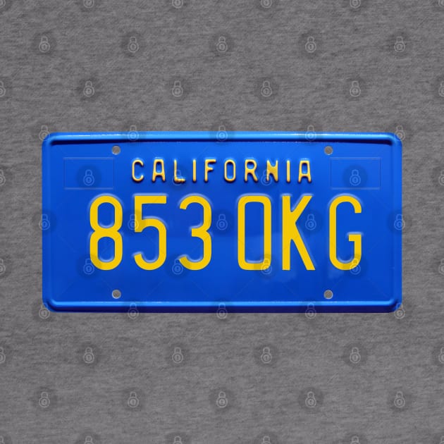 James Rockford's license plate in the Rockford Files by hotroddude